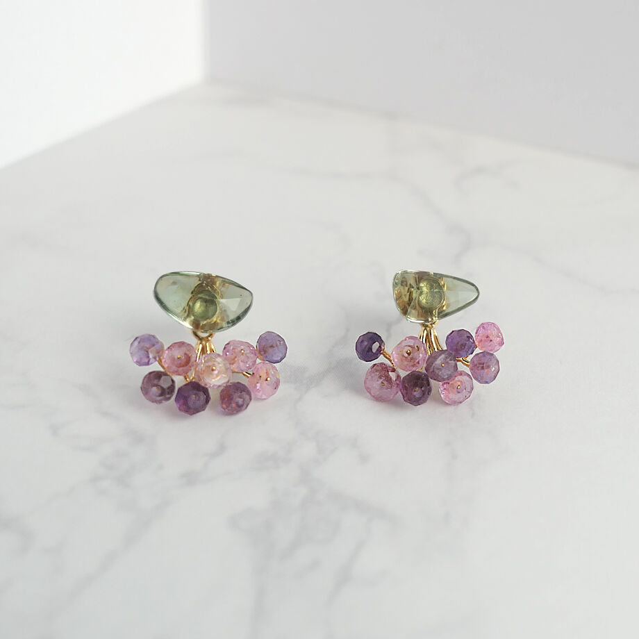 Amariella flower stud hot sale resin earrings