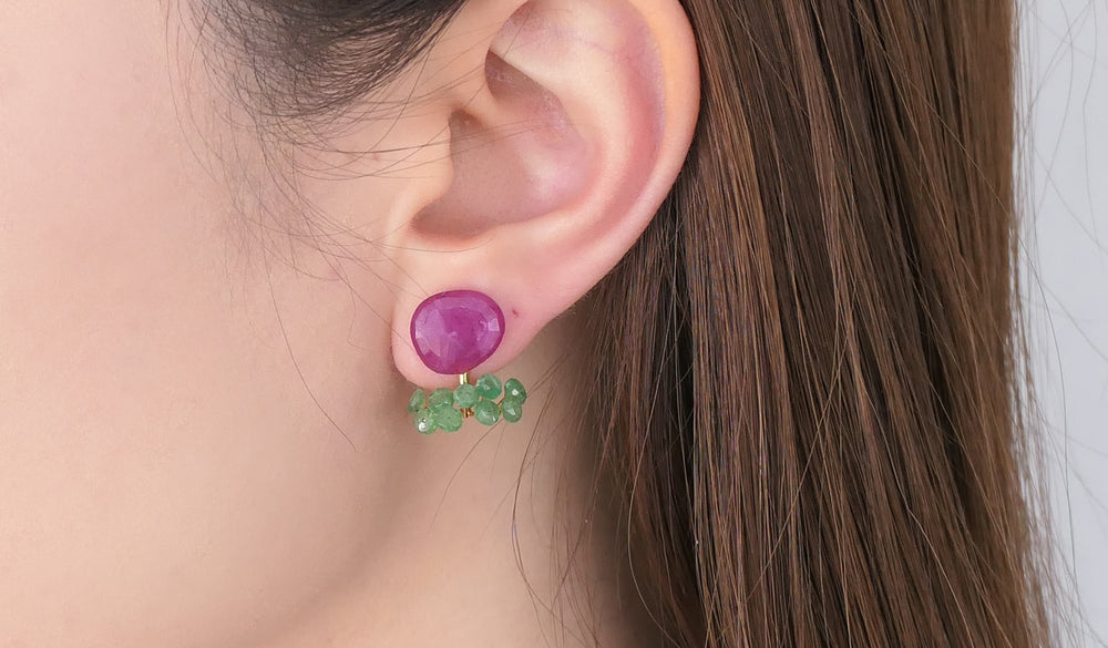 <bohem> Fairy earrings wearing image
