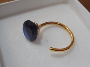 
            
                Load image into Gallery viewer, Synthetic Sapphire Ring
            
        