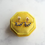 G&B Limited/Dia Star x Lapis Lazuli earrings/K10