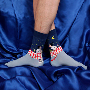
            
                Load image into Gallery viewer, Spagetti Kiss Socks
            
        