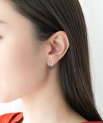 G&B Limited/Dia Star x Lapis Lazuli earrings/K10