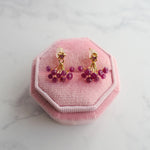 G&B Limited/Ruby Star x Ruby earrings/K10