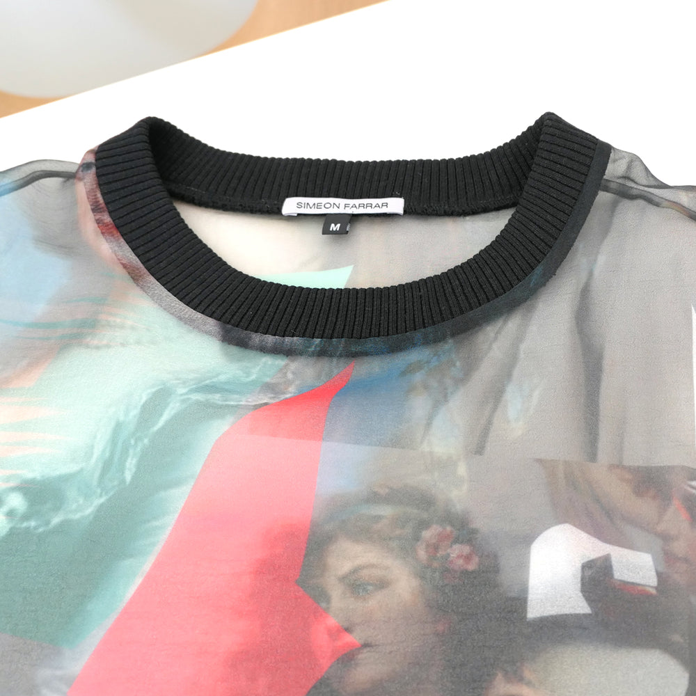 
            
                Load image into Gallery viewer, Oversized ORGANZA TOP
            
        